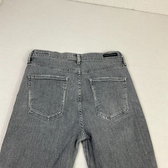Citizens of Humanity Womens Demy Cropped Flare Jeans Gray High Rise Size 28 - Picture 10 of 12